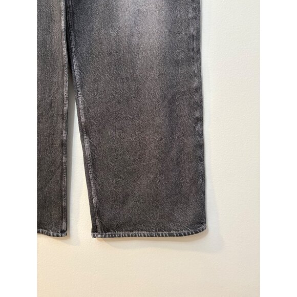 NEW Rag & Bone Charlize Miramar Fleece Terry High-Rise Wide-Leg Sweatpant Jeans - Picture 6 of 14